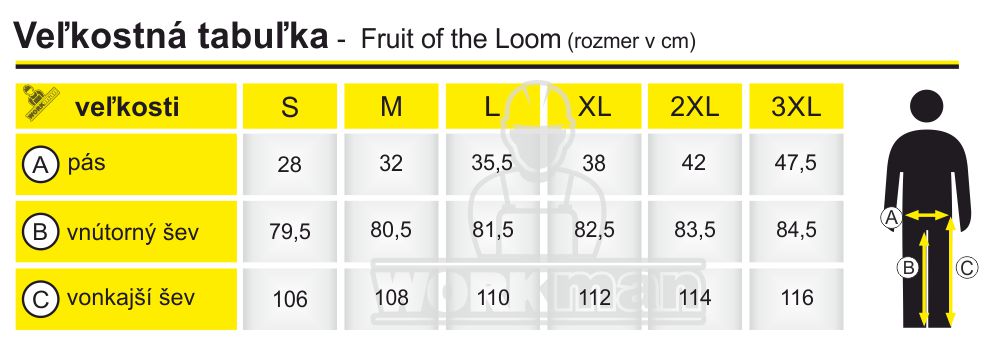 Fruit of the Loom pas