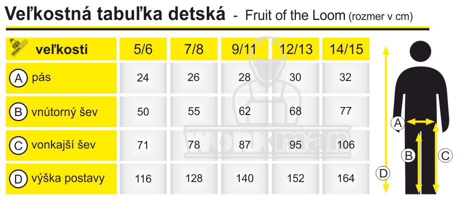 Fruit of the Loom detska pas