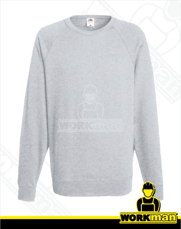 Pánska mikina LIGHTWEIGHT RAGLAN SWEAT Fruit of the Loom