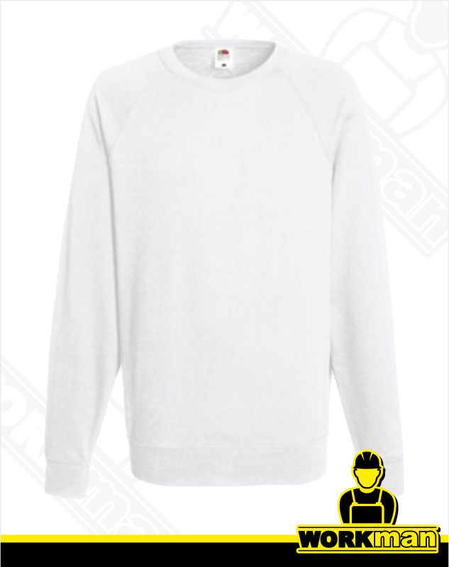 Pánska mikina LIGHTWEIGHT RAGLAN SWEAT Fruit of the Loom