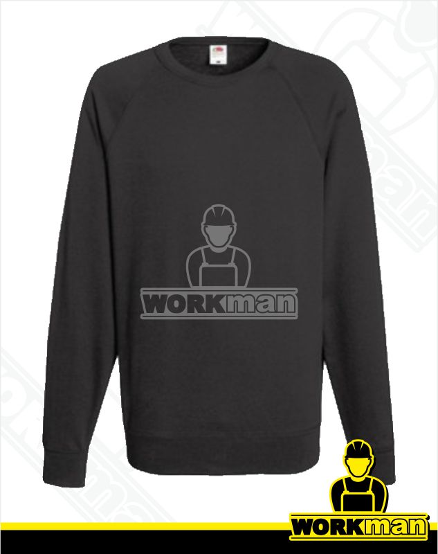 Pánska mikina LIGHTWEIGHT RAGLAN SWEAT Fruit of the Loom