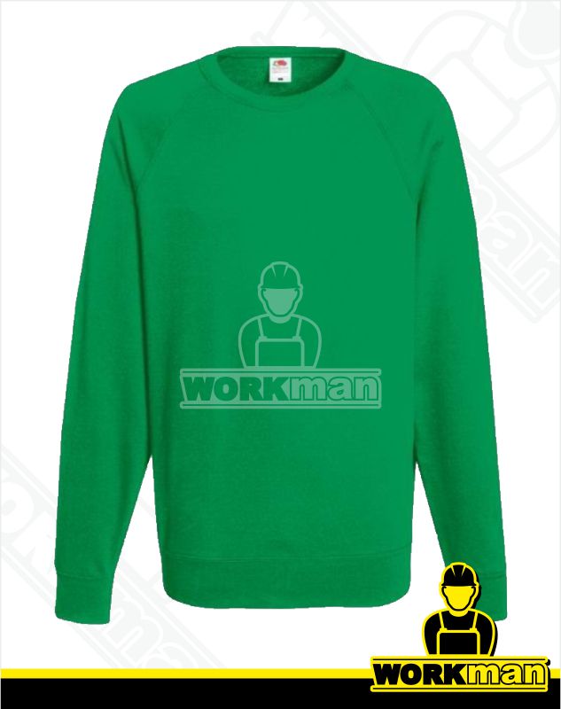 Pánska mikina LIGHTWEIGHT RAGLAN SWEAT Fruit of the Loom