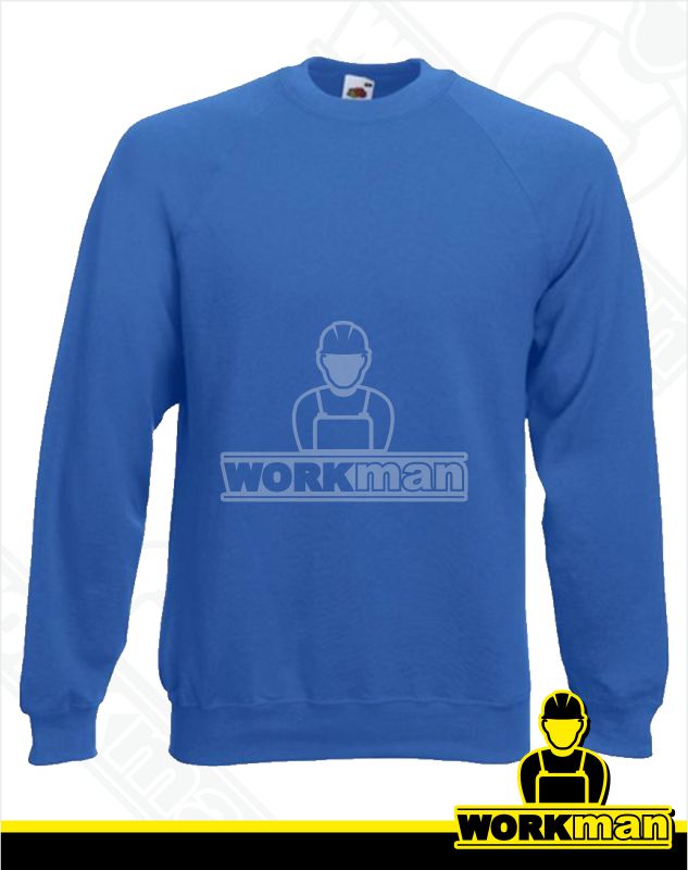 Pánska mikina CLASSIC RAGLAN SWEAT Fruit of the Loom
