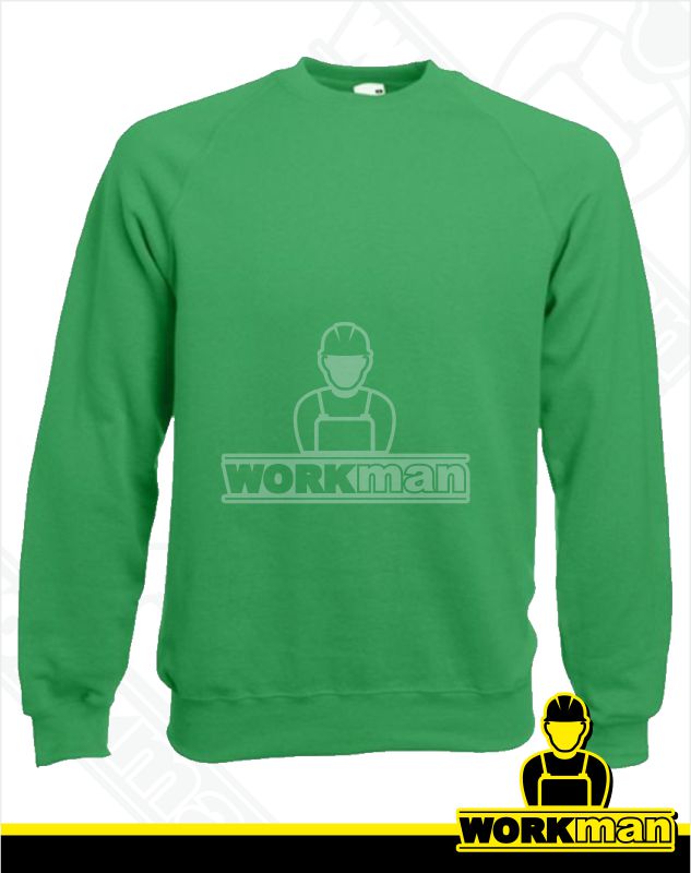 Pánska mikina CLASSIC RAGLAN SWEAT Fruit of the Loom