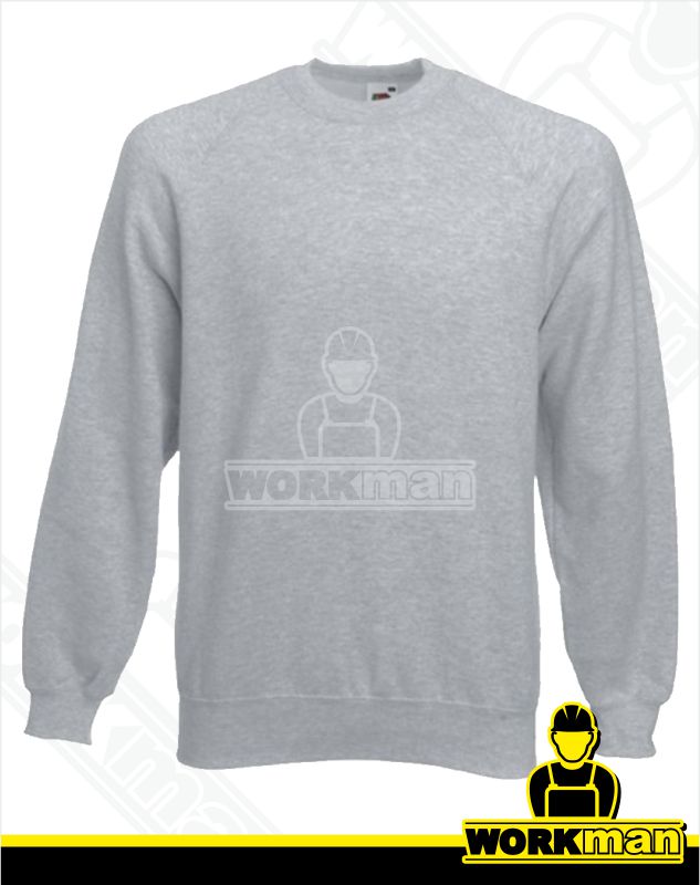 Pánska mikina CLASSIC RAGLAN SWEAT Fruit of the Loom
