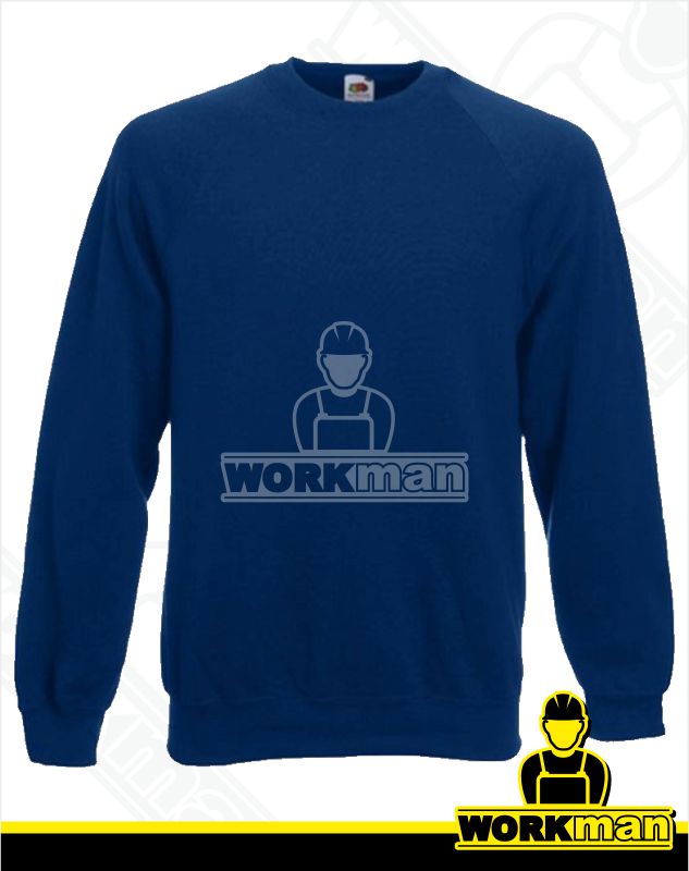 Pánska mikina CLASSIC RAGLAN SWEAT Fruit of the Loom