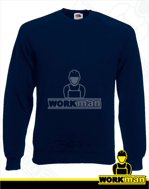 Pánska mikina CLASSIC RAGLAN SWEAT Fruit of the Loom