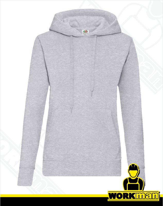 Dámská mikina s kapucňou CLASSIC LADY FIT Fruit of the Loom