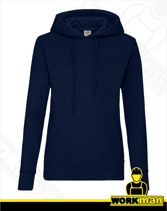 Dámská mikina s kapucňou CLASSIC LADY FIT Fruit of the Loom