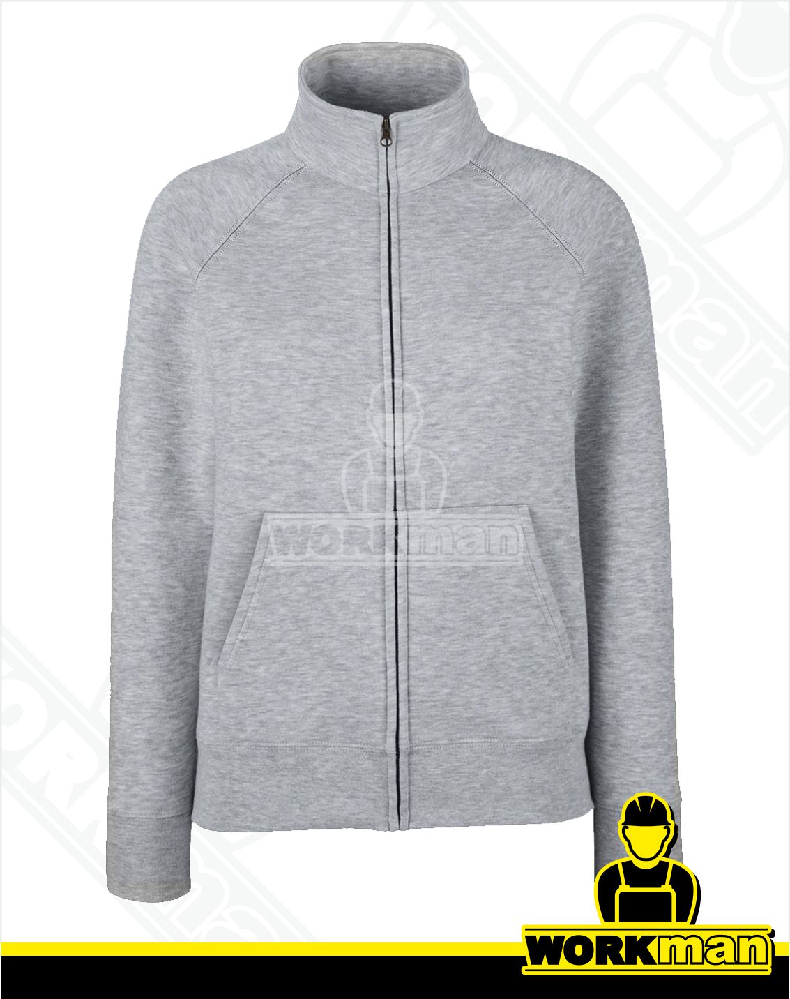 Dámská mikina LADY-FIT PREMIUM SWEAT JACKET Fruit of the Loom
