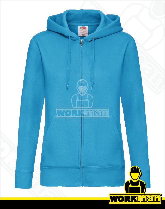 Dámská mikina s kapucňou PREMIUM LADY-FIT HOODED JACKET Fruit of the Loom