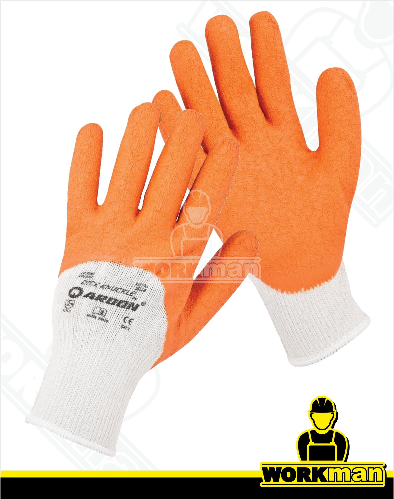 Povrstvené pracovné rukavice DICK KNUCKLE Ardon