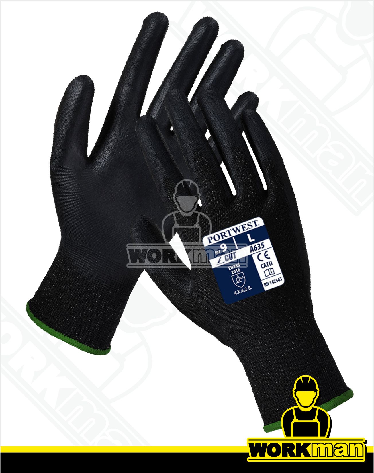 Protiporezné rukavice A635 ECO-CUT 3 Portwest