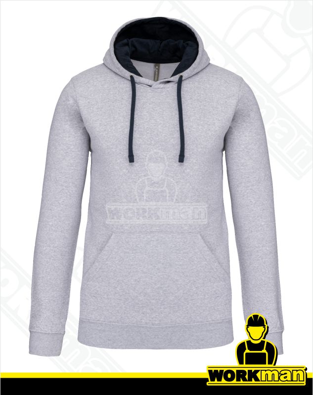 Mikina s kapucňou CONTRAST HOODED SWEATSHIRT Kariban
