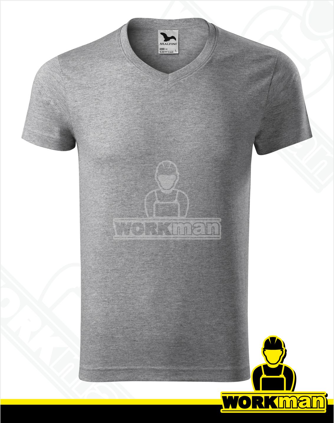 Pánske tričko SLIM FIT V-NECK Malfini