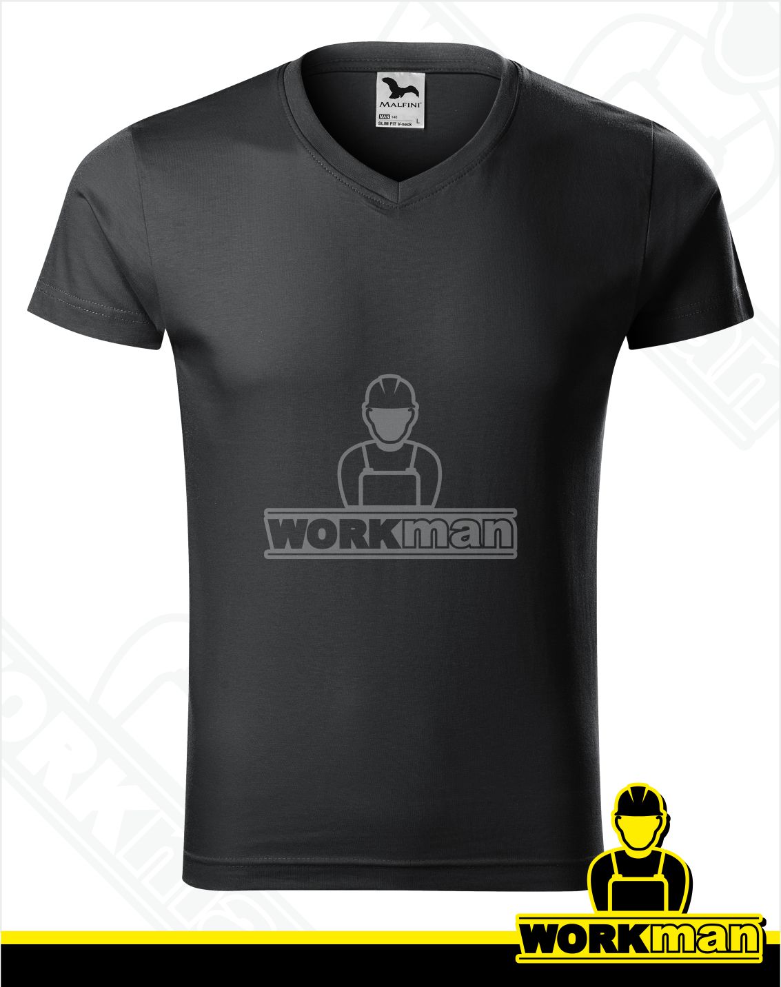 Pánske tričko SLIM FIT V-NECK Malfini