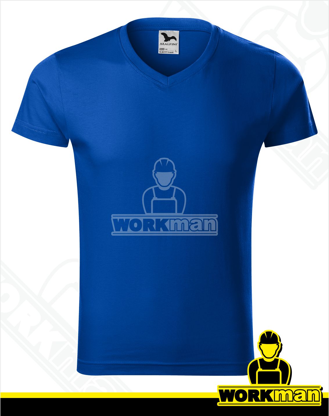 Pánske tričko SLIM FIT V-NECK Malfini