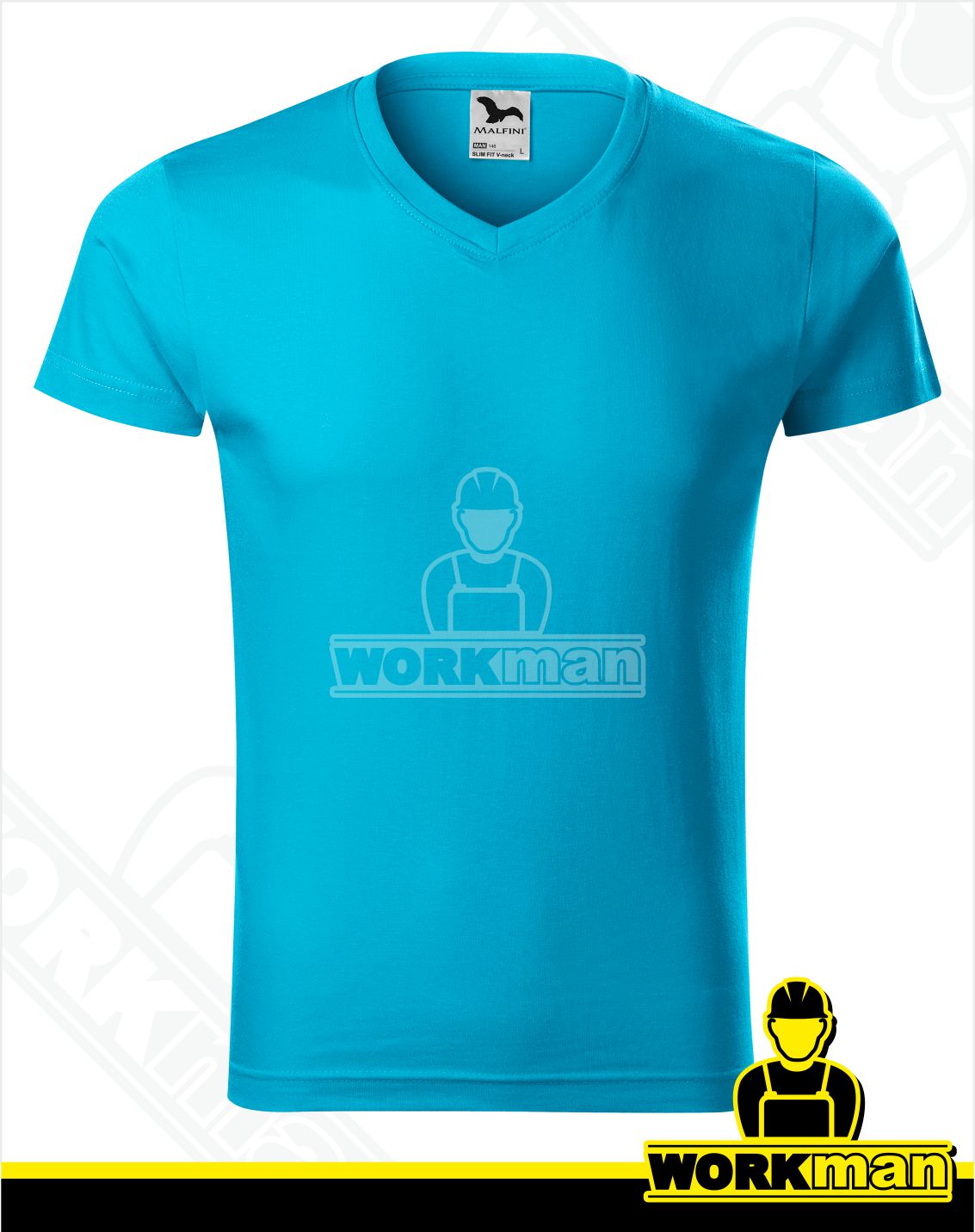 Pánske tričko SLIM FIT V-NECK Malfini