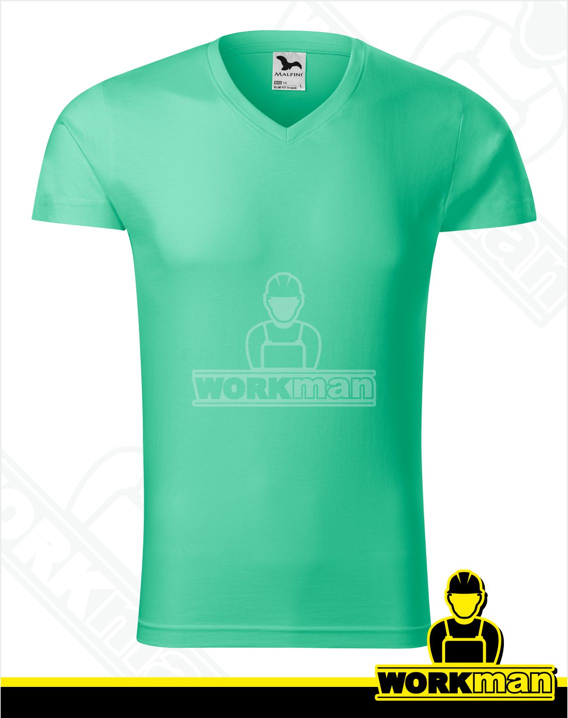 Pánske tričko SLIM FIT V-NECK Malfini
