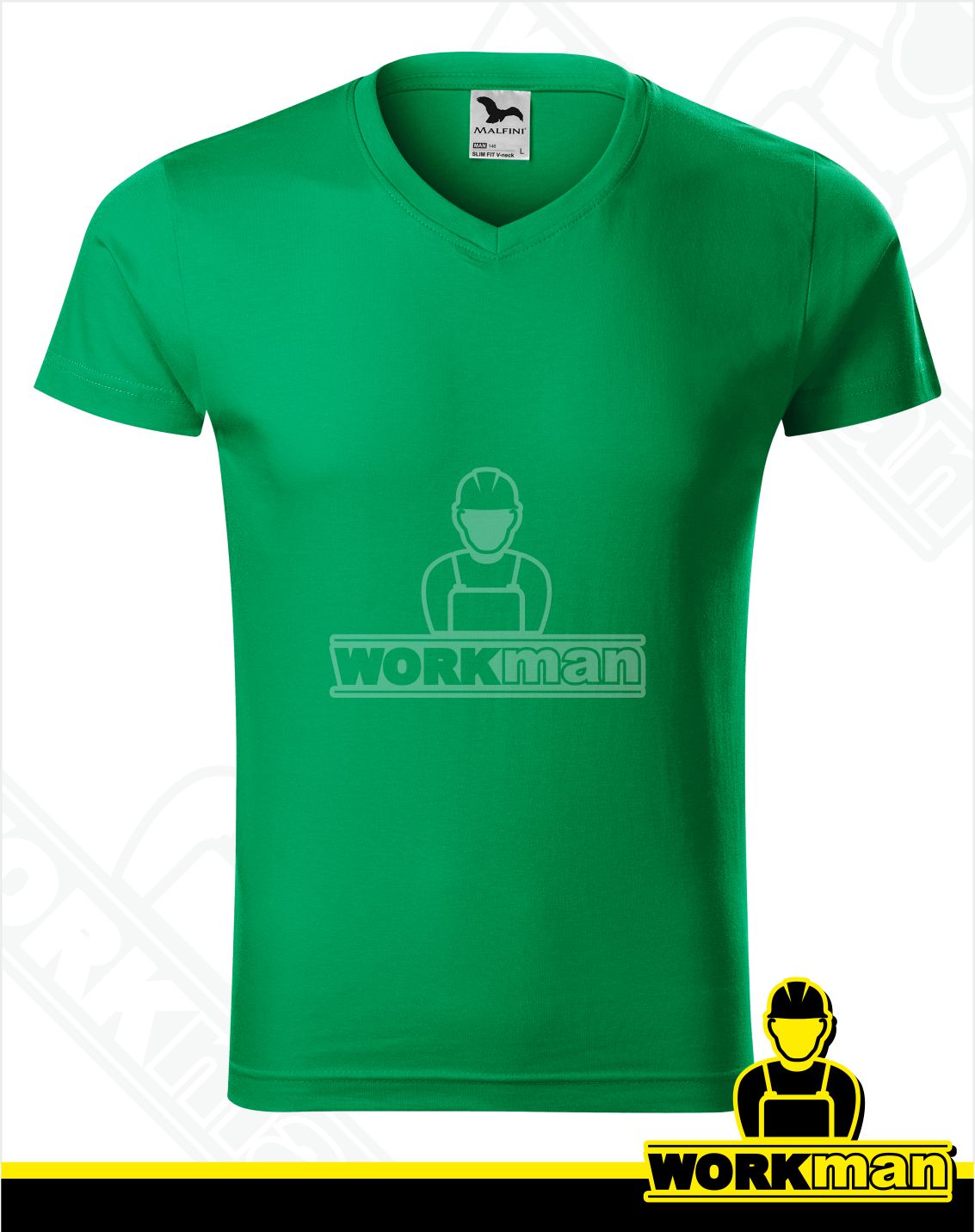 Pánske tričko SLIM FIT V-NECK Malfini