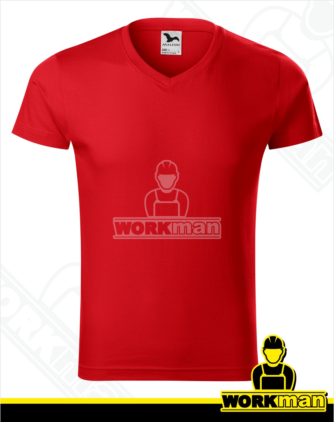 Pánske tričko SLIM FIT V-NECK Malfini
