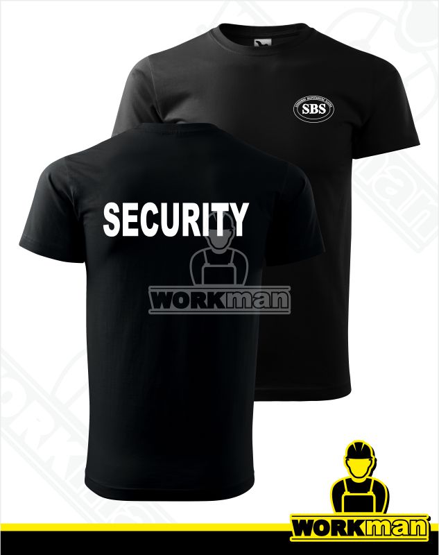 Tričko SBS-SECURITY 160g