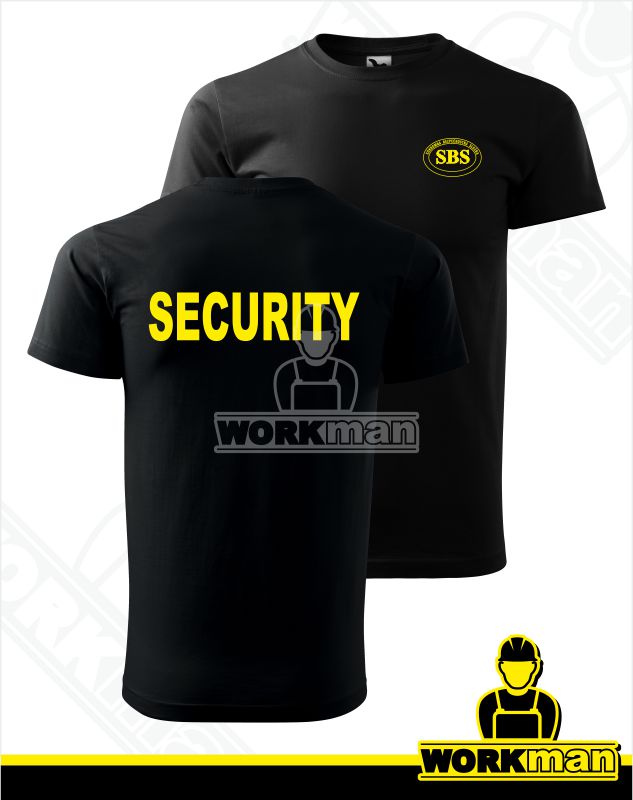 Tričko SBS-SECURITY 160g