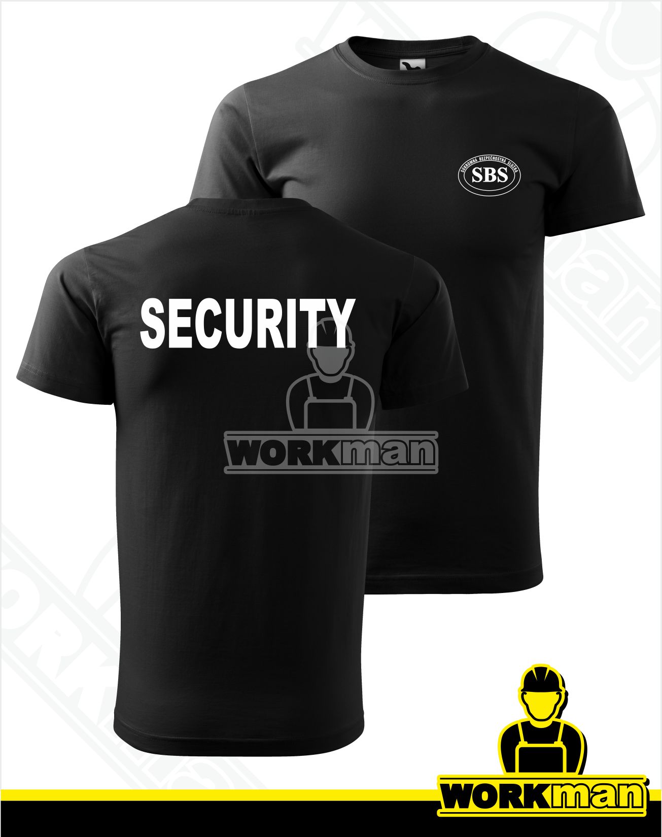 Tričko SBS-SECURITY 200g