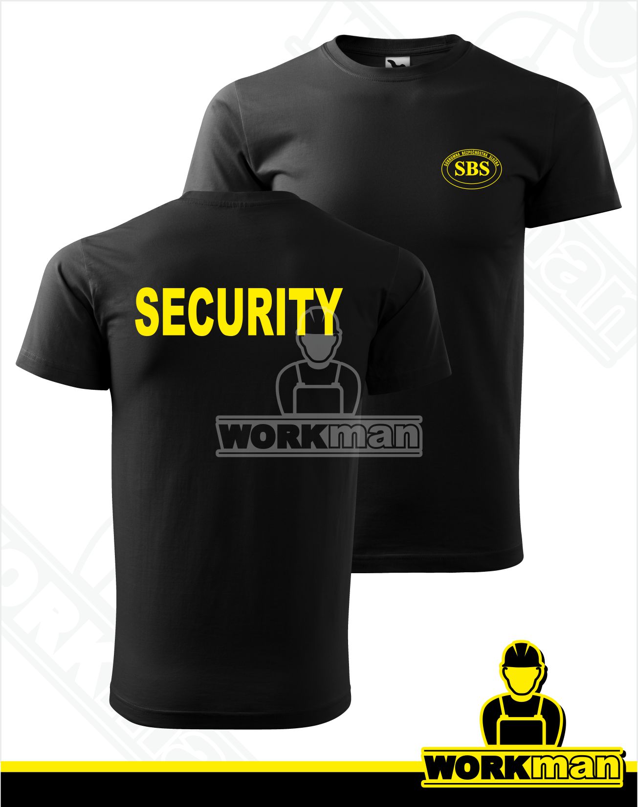 Tričko SBS-SECURITY 200g
