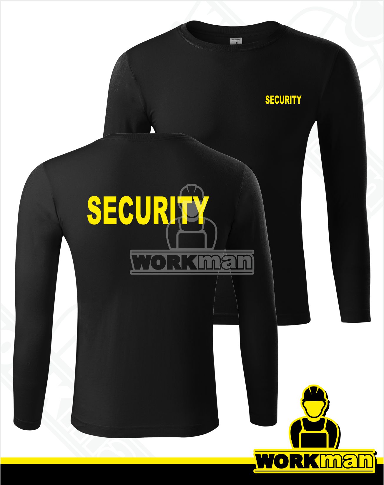 Tričko dlhý rukáv SECURITY 150g