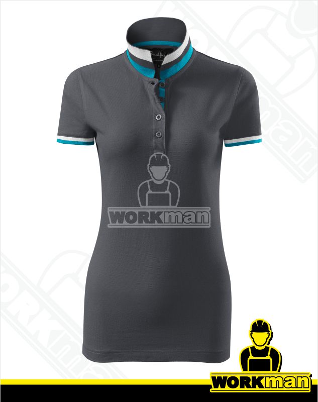 Dámska polokošeľa COLLAR UP Malfini Premium