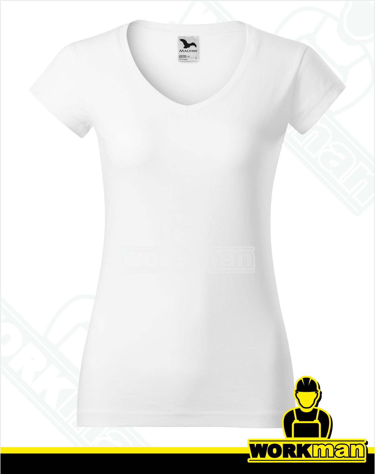 Dámske tričko FIT V-NECK Malfini
