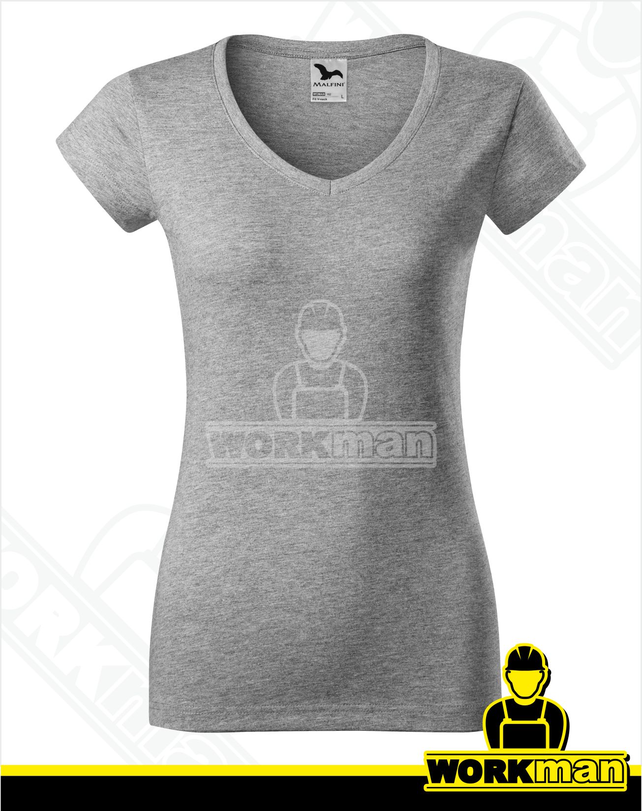Dámske tričko FIT V-NECK Malfini