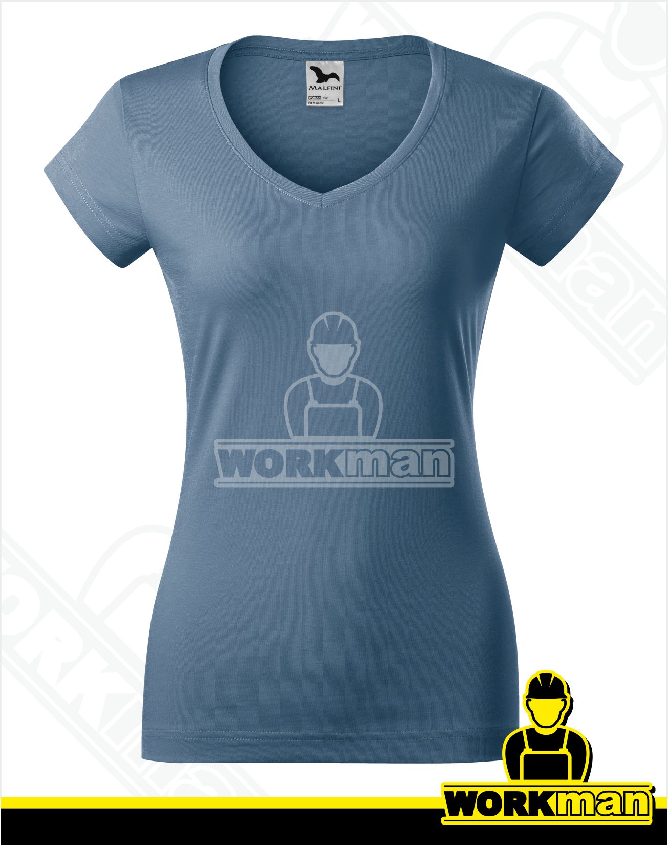 Dámske tričko FIT V-NECK Malfini