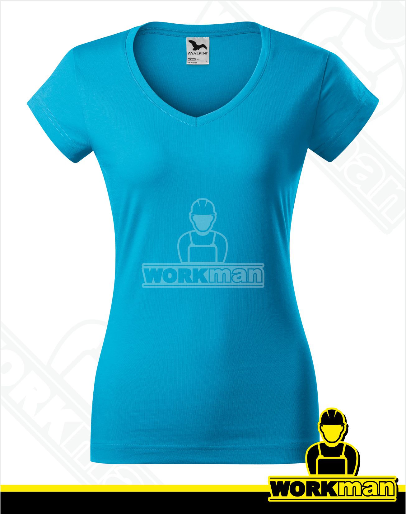 Dámske tričko FIT V-NECK Malfini