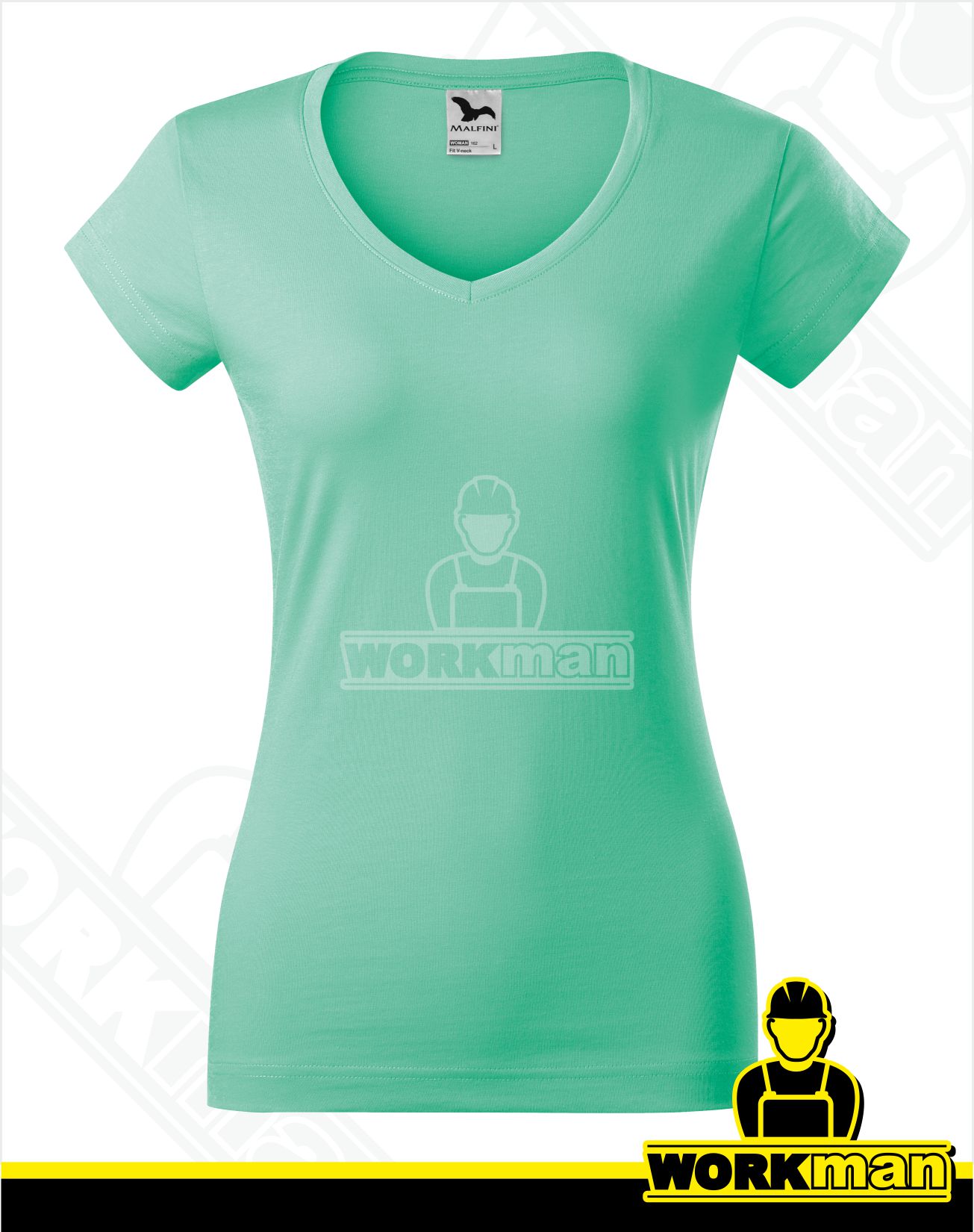 Dámske tričko FIT V-NECK Malfini