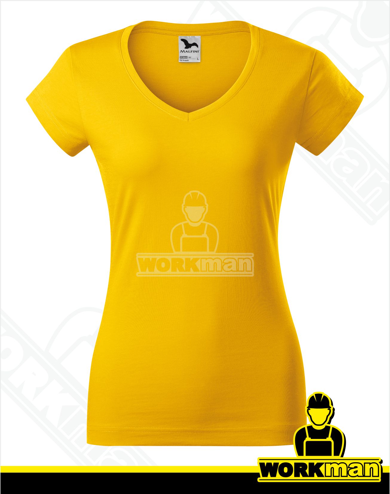 Dámske tričko FIT V-NECK Malfini