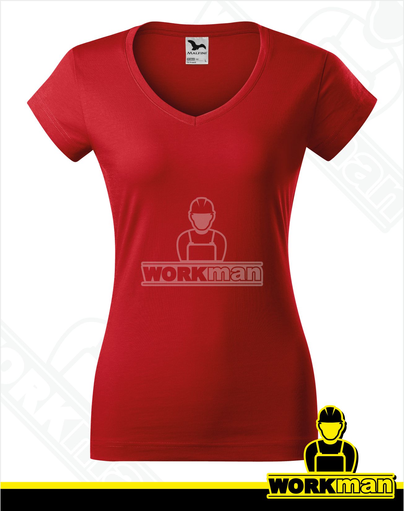 Dámske tričko FIT V-NECK Malfini