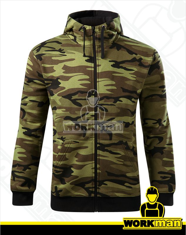 Pánská mikina CAMO ZIPPER Malfini