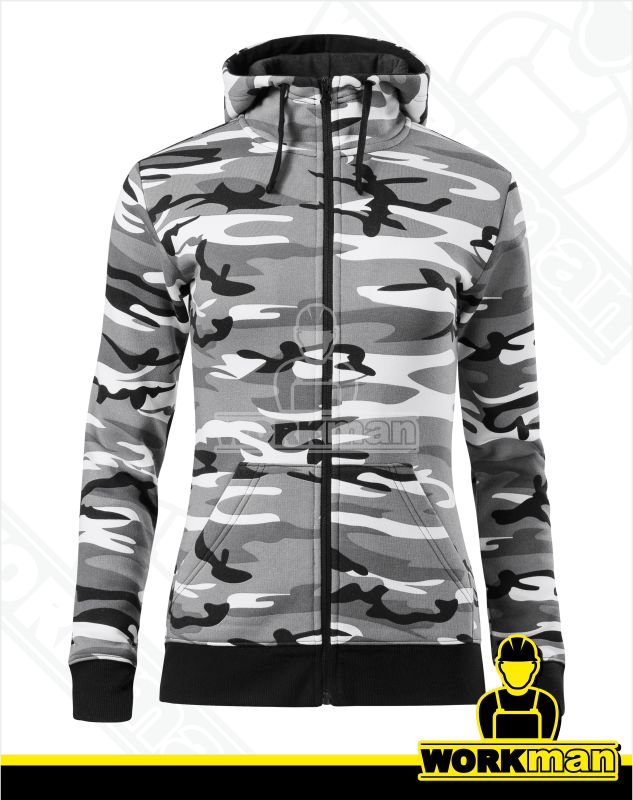 Dámska mikina CAMO ZIPPER Malfini