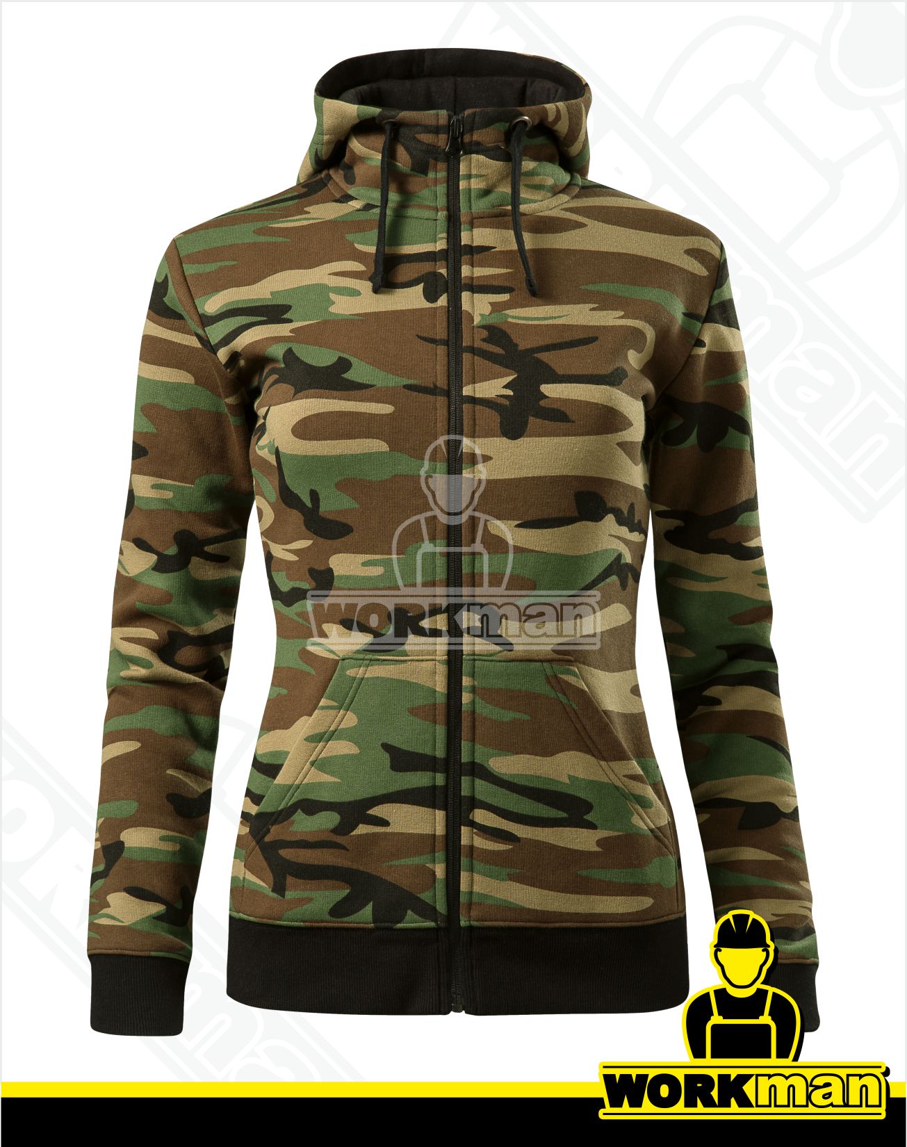 Dámska mikina CAMO ZIPPER Malfini