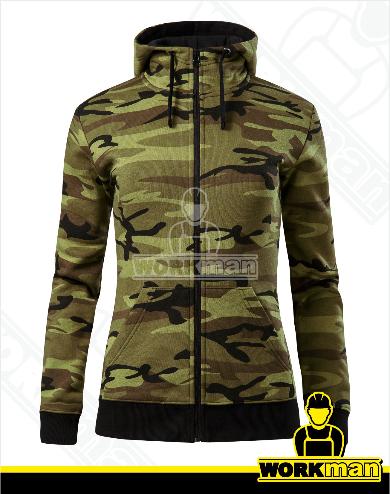 Dámska mikina CAMO ZIPPER Malfini