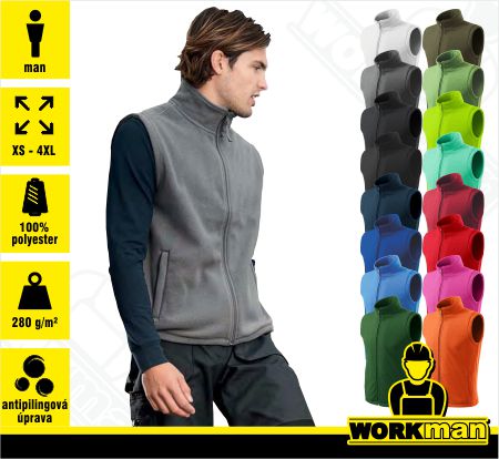 Unisex fleece vesta NEXT Rimeck