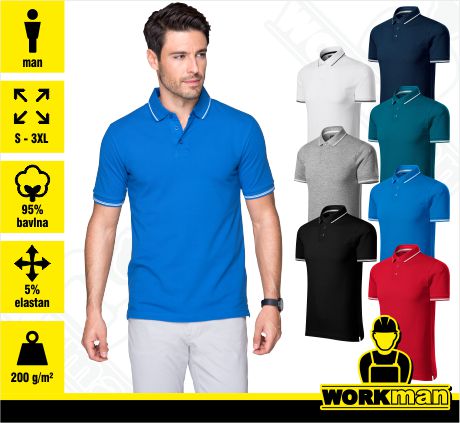 Pánska polokošeľa PERFECTION PLAIN Malfini Premium