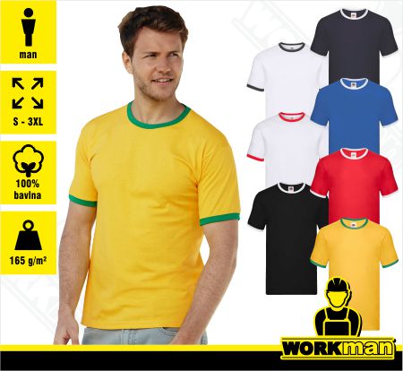 Pánske tričko RINGER T Fruit of the Loom :