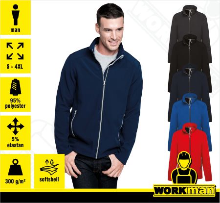 Pánska softshellová bunda K424 Kariban :
