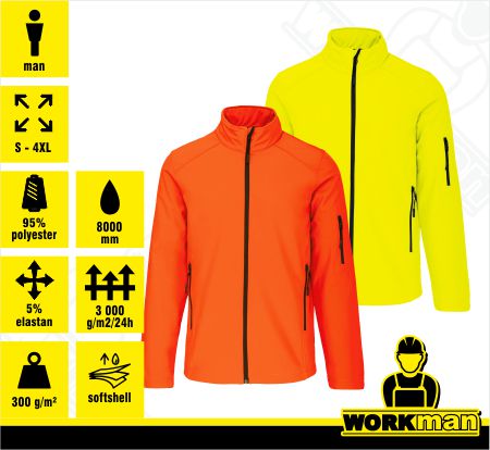 Pánska softshellová bunda K401 Kariban :