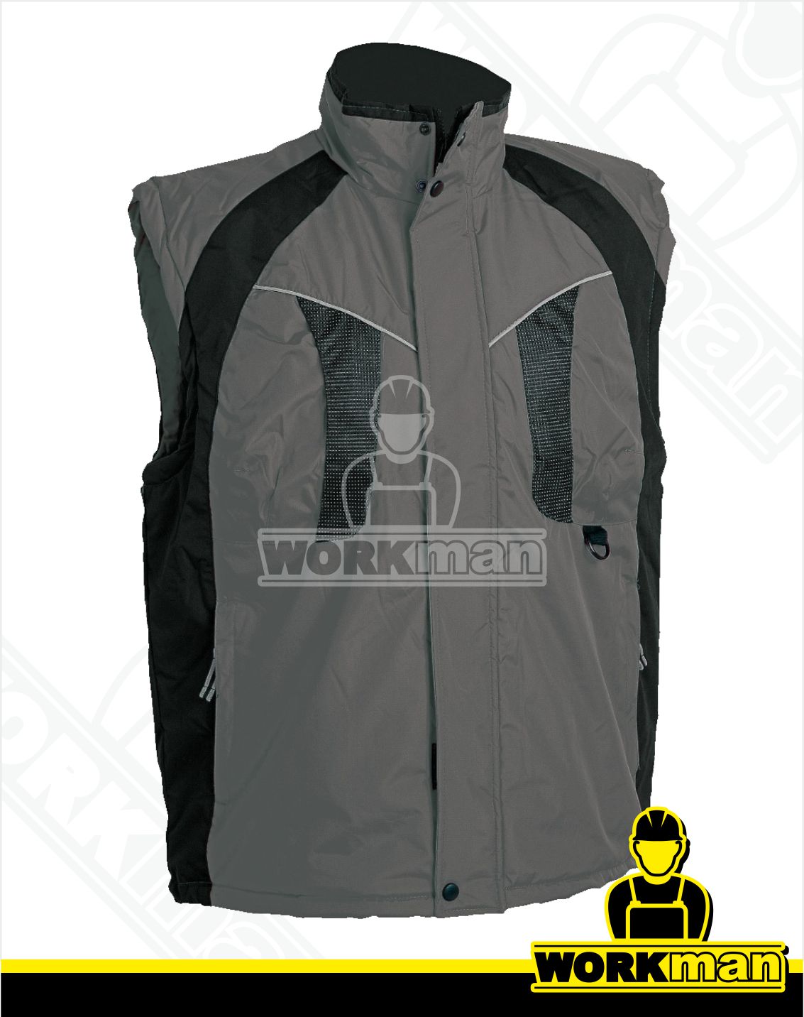 Zateplená pracovná vesta NYALA Červa