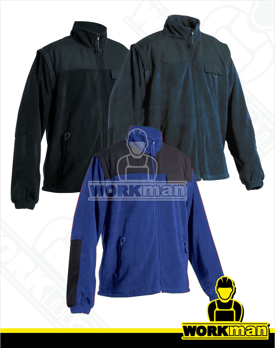 Fleecová bunda RANDWIK 2v1 Červa