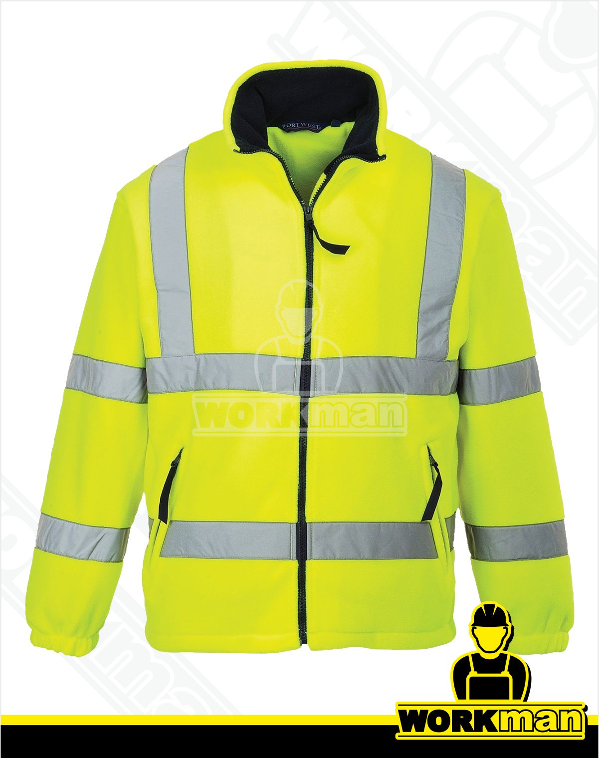 Reflexná fleece bunda F300 Portwest